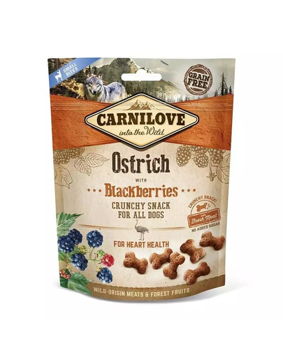 CARNILOVE Dog Snack Ostrich&Blackberries 12x300 g
