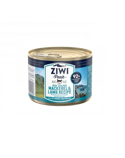 ZIWIPEAK Cat jehněčí a makrela 185 g