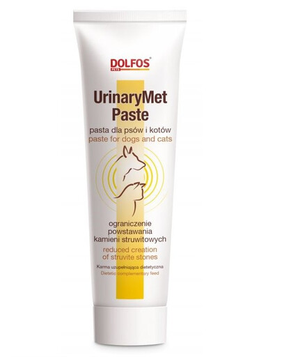 DOLFOS UrinaryMet Paste 100g - pro psy a kočky