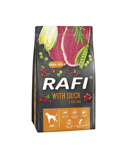 RAFI suché krmivo pro psy s kachnou 10kg
