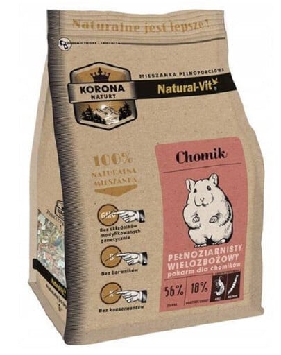 KORONA NATURY Krmivo pro křečky 1,6 kg