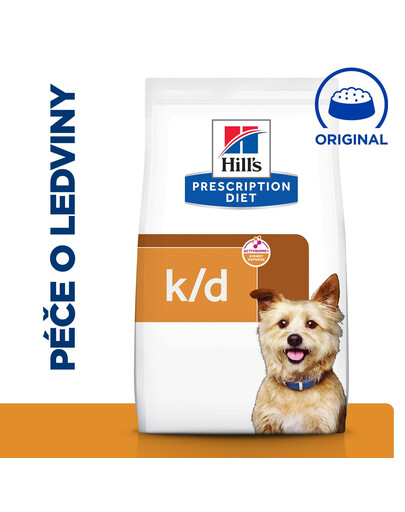 HILL'S Prescription Diet k/d Péče o ledviny granule pro psy 4 kg