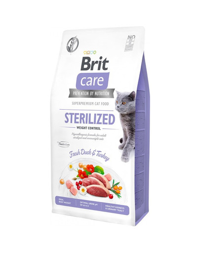 BRIT Care Cat Grain Free Sterilized and Weight Control 2 kg