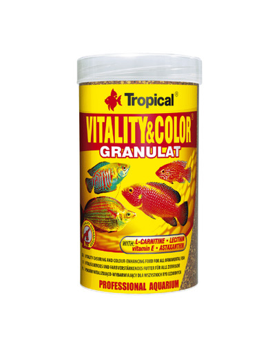 TROPICAL Vitality and Color granulát 250 ml (138 g)  tuba