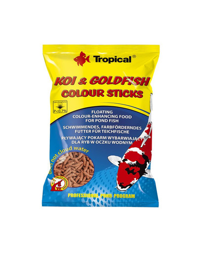 TROPICAL Krmivo pro ryby Koi and Goldfish colour 1000 ml / 90 g