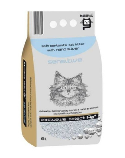 BAZYL Select Ag Sensitive 8 l citlivé stelivo pro kočky