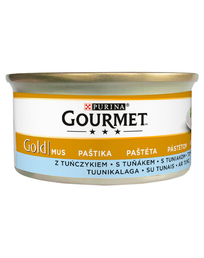 GOURMET Gold Mus s tuňákem pro kočky 85 g