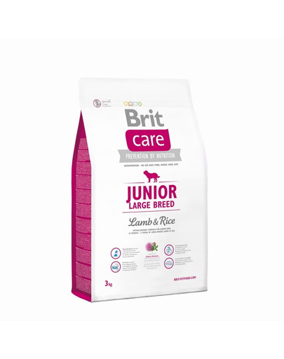 BRIT Care Dog Junior Large Breed Lamb & Rice 3kg