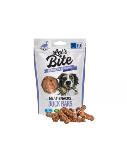 BRIT Let’s Bite Meat Snacks bars 80g kachní tyče
