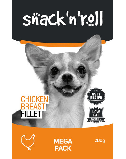 SNACK & ROLL Chicken Breast Fillet 200g filety z kuřecích prs