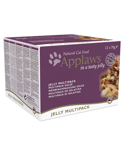 APPLAWS Cat Tin Multipack Jelly Selection 12 x 70g