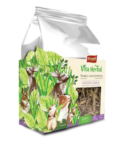 VITAPOL Vita Herbal Jitrocel kopinatý pro hlodavce a králíky 75g