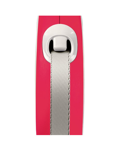 FLEXI Vodítko New Comfort L Tape 8 m červené