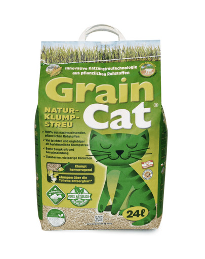 GUSSTO GrainCat 24 l přírodní rostlinný hrudkující kočkolit
