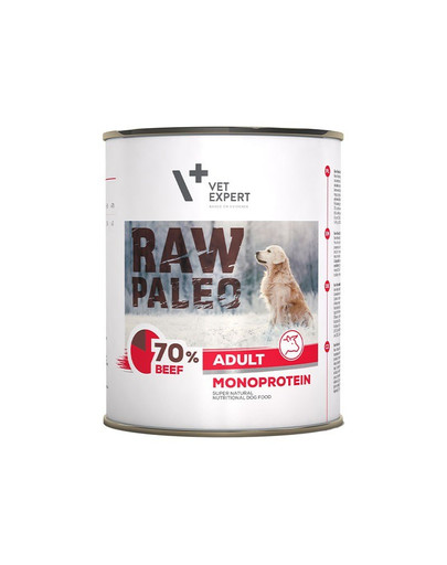 VETEXPERT RAW PALEO Adult Beef 800g