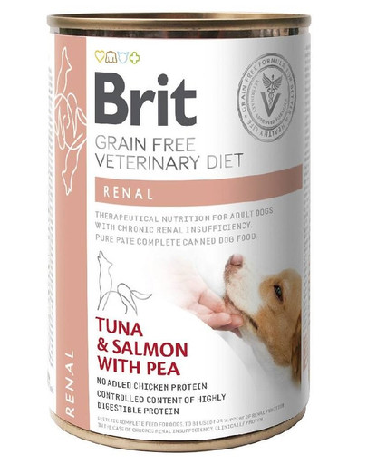 BRIT Veterinary Diet Renal Tuna&Salmon&Pea 400 g