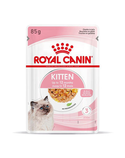 ROYAL CANIN Kitten Instinctive Jelly 12 x 85g kapsička pro koťata v želé
