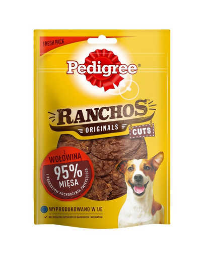 PEDIGREE Ranchos Originals Cuts 6x65g hovězí