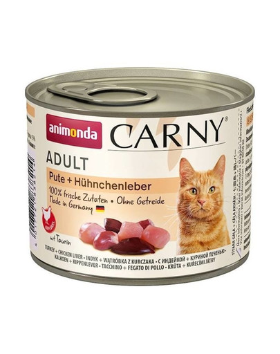 ANIMONDA Carny Adult Krůta a kuřecí játra 200 g