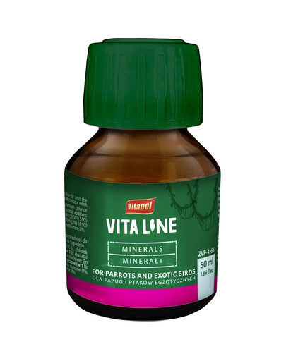 VITAPOL Minerály pro exotické ptáky 50ml