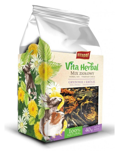 VITAPOL Vitaherbal mix bylinné hlodavce a králíky 40 g
