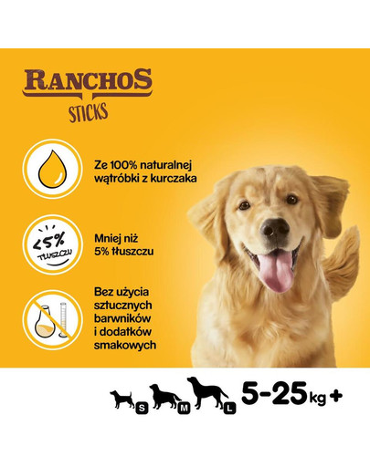 PEDIGREE Ranchos Sticks 60 g