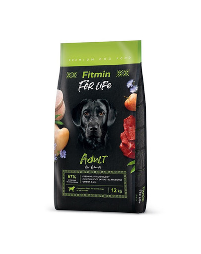FITMIN Dog For Life Adult 12kg suché krmivo pro dospělé psy