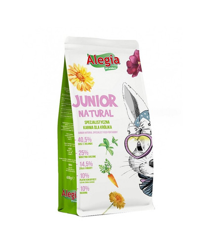 ALEGIA Junior Natural pro králíka 650g