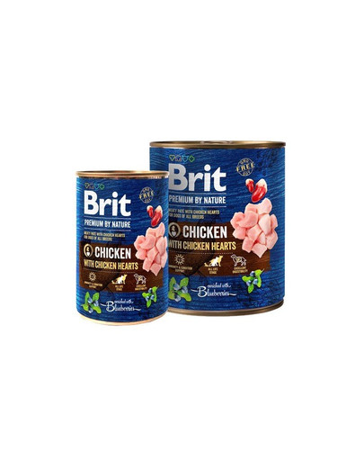 BRIT Premium by Nature Chicken&Hearts 400 g