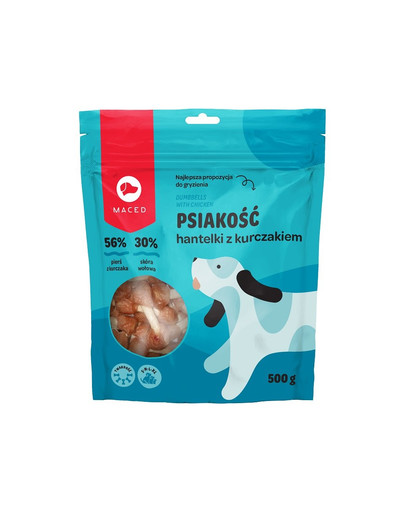 MACED Činky s kuřecím masem 500 g