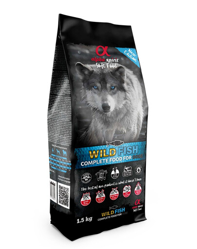 ALPHA SPIRIT  Wild fish 1,5 kg Poloměkké kompletní krmivo pro psy