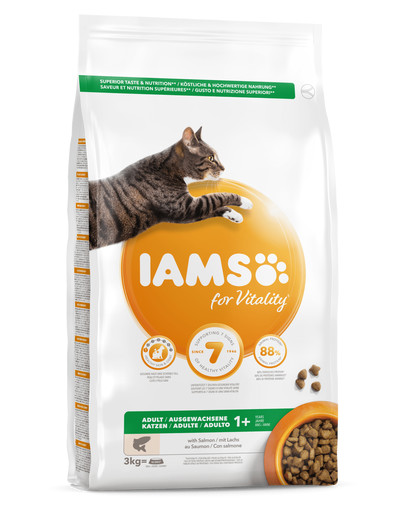 IAMS Cat Adult All Breeds Salmon 3 kg