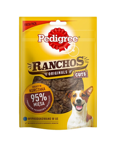 PEDIGREE Ranchos Originals Cuts 6x65g kuřecí