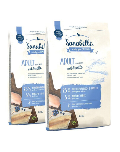 SANABELLE Adult  Pstruh 2 x 10 kg