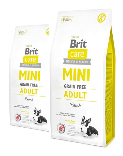 BRIT Care Grain-Free Mini adult lamb 2 x 7 kg