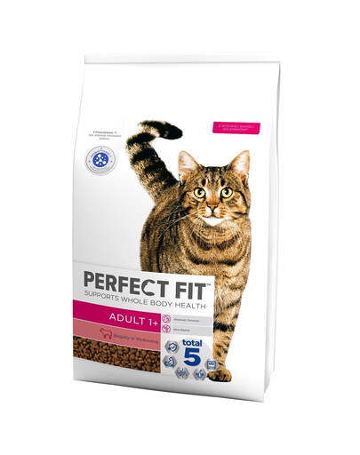 PERFECT FIT Adult 1+ Kompletní suché krmivo pro dospělé kočky s vysokým obsahem hovězího masa 7 kg
