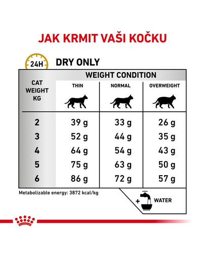 ROYAL CANIN Veterinary Health Nutrition Cat Urinary S/O 3,5 kg  granule pro kočky trpící onemocněním močových cest