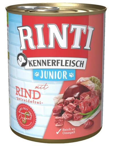 RINTI Kennerfleish Junior Beef 400 g