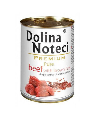 Levně DOLINA NOTECI Premium Pure Hovězí s rýží 800g