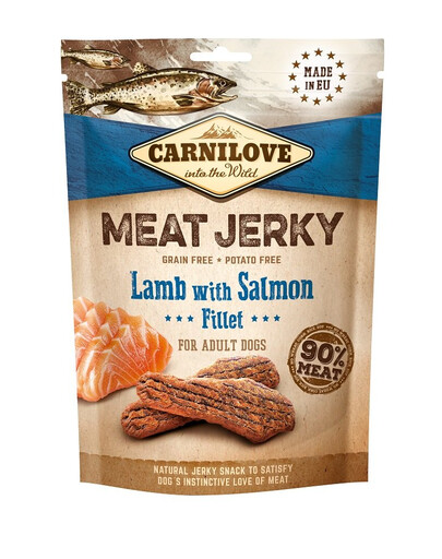 CARNILOVE Jerky Lamb with Salmon Fillet 100g