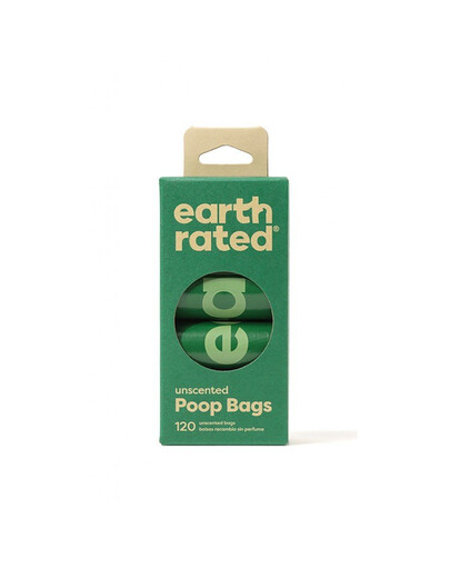 EARTH RATED Sáčky na exkrementy 8rolí x 15 ks