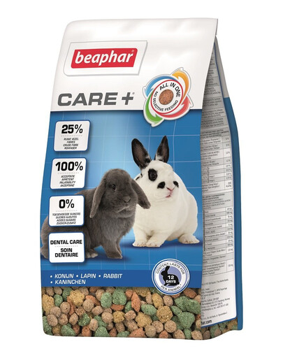 BEAPHAR Care+ Rabbit 5 kg Krmivo Super Premium pro králíky