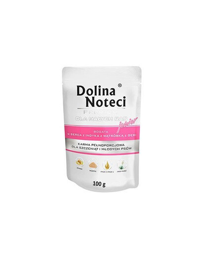 DOLINA NOTECI Premium Junior Krůtí srdce a husí játra 100g