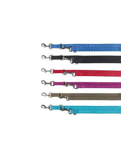 TRIXIE Vodítko regulovatelné premium (XS-S) 2.0m/15mm hnědé