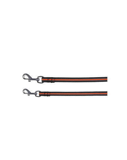 TRIXIE Vodítko "Fusion tracking lead" 3 m / 17 mm černo - oranžové