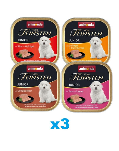 ANIMONDA Vom Feinsten Junior Mix příchutí 12 x 150 g