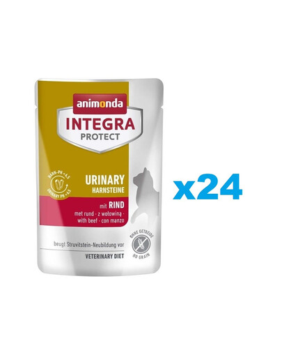 ANIMONDA Integra Protect Urinary Struvit Hovězí 24x85 g