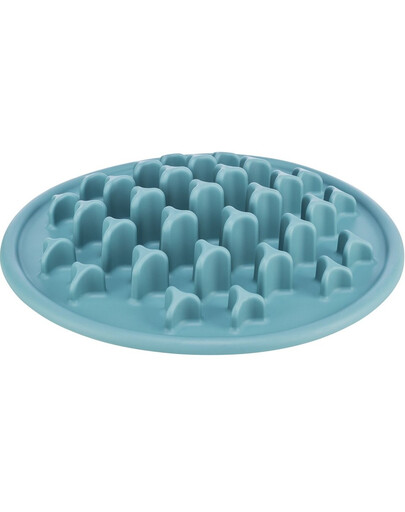 TRIXIE Slow Feeding Pillars protihltací talíř 35 cm modrý