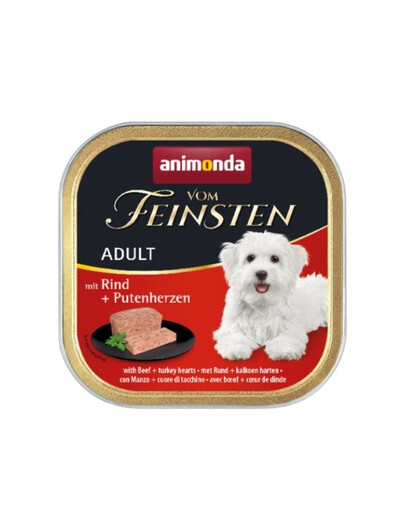 Levně ANIMONDA Vom Feinsten Classic Hovězí & krůtí srdce 22x150g