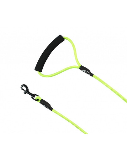 PET NOVA nylonové vodítko 120 cm / 1,2 cm neonově zelené